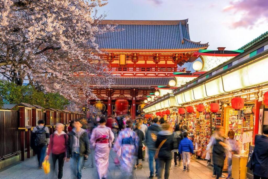 *301 Oshiage Sta 3Mins Walk! Wi-Fi Elevator Apartment Tokyo Bagian luar foto