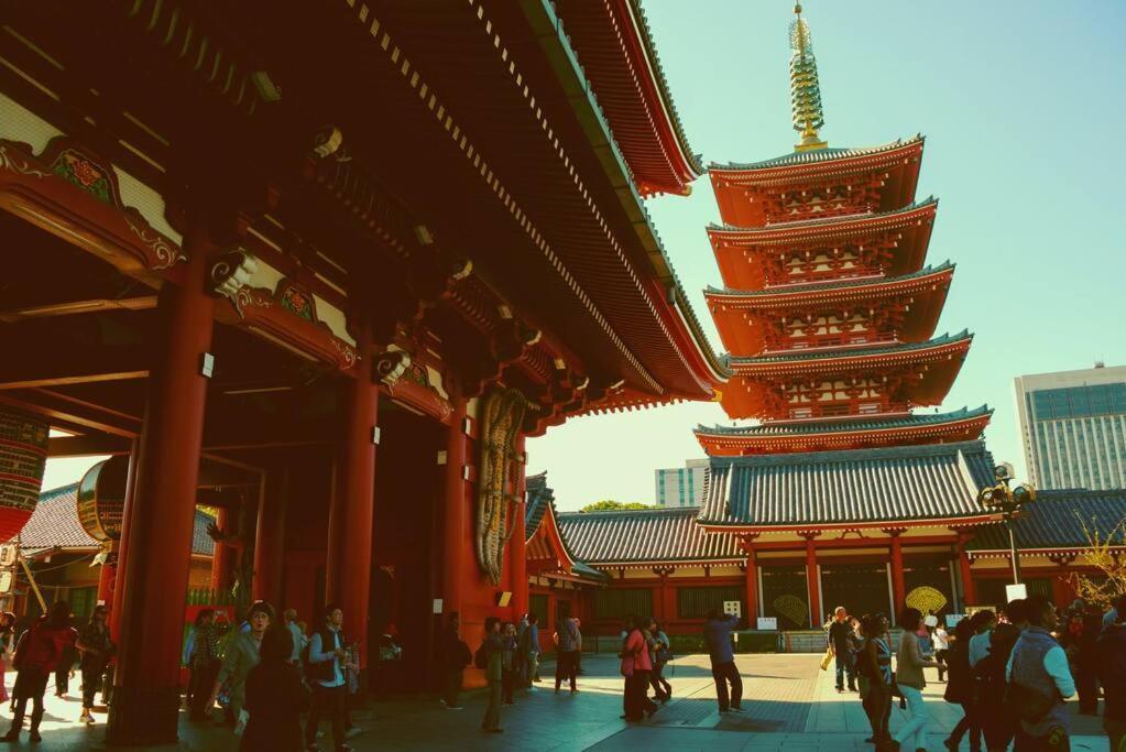 *301 Oshiage Sta 3Mins Walk! Wi-Fi Elevator Apartment Tokyo Bagian luar foto