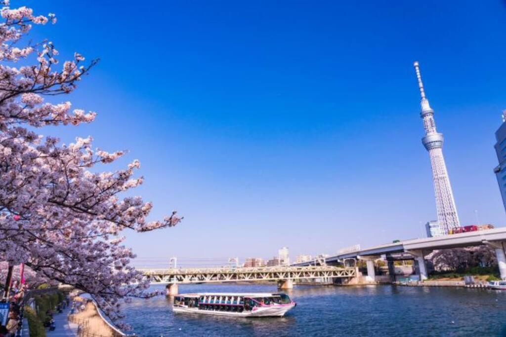 *301 Oshiage Sta 3Mins Walk! Wi-Fi Elevator Apartment Tokyo Bagian luar foto